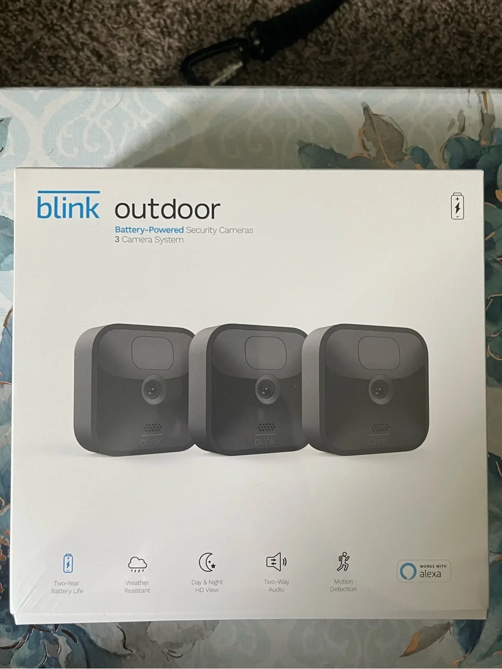 Blink Outdoor 3-Camera Security System - Black
